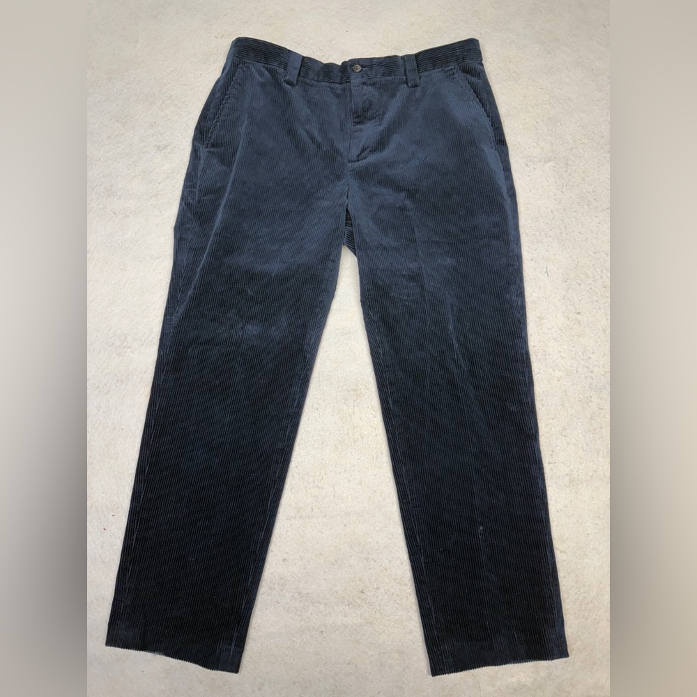 Brooks Brothers Men’s Navy Clark‎ Fit 100% Cotton Corduroy Pants 36x30